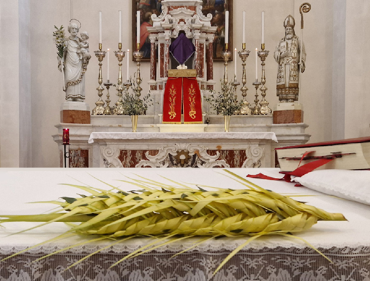 Una palma che intreccia tradizioni di Fede